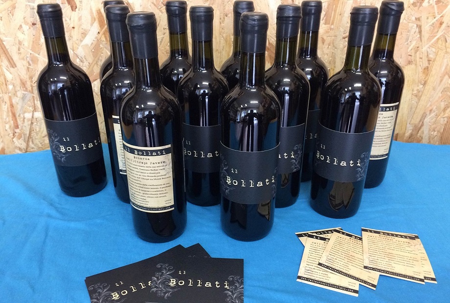 Vino in omaggio ai clienti